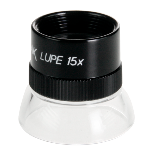Achromatická stolní lupa 15×