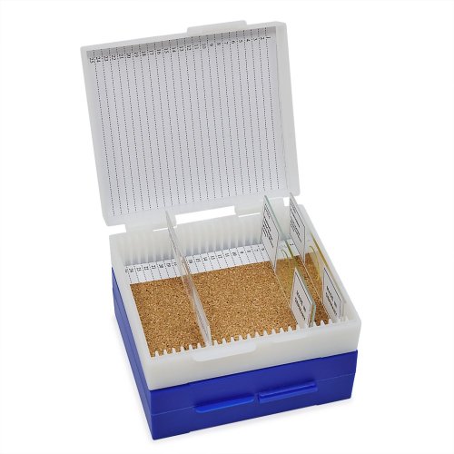 Plastové boxy na 25 ks mikroskopických preparátů