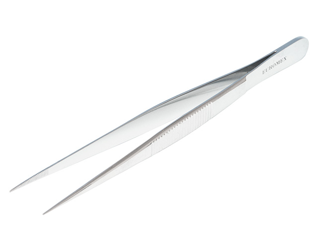 Pinzeta preparační s ostrým hrotem 130 mm