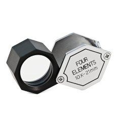 Achromatická zavírací diamantová lupa 10×